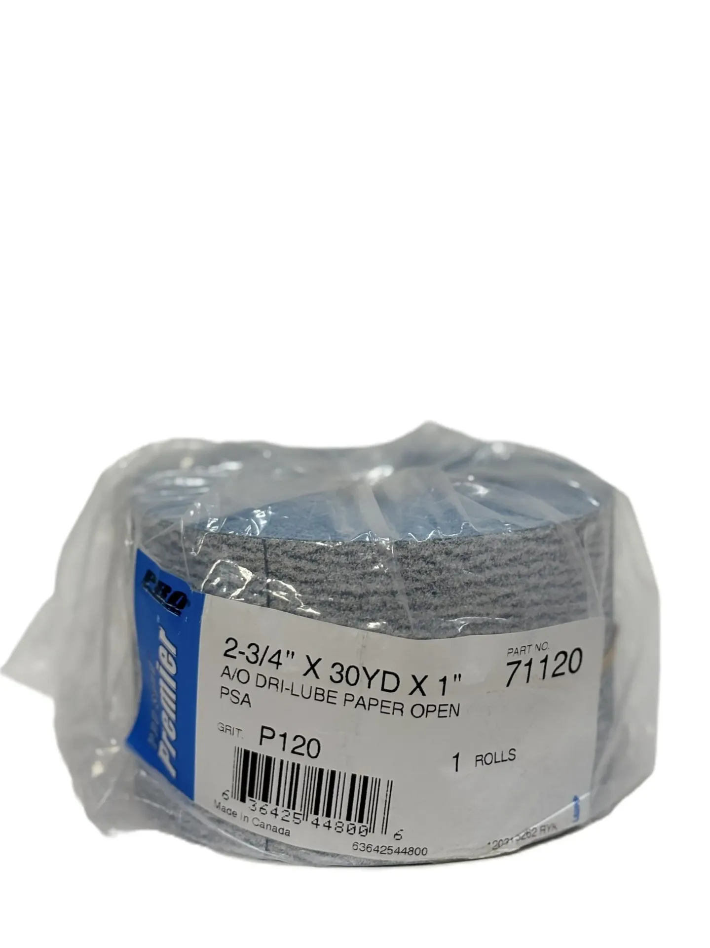 PRA71120 - 2.75x30yds P120+ PSA Blue Shts