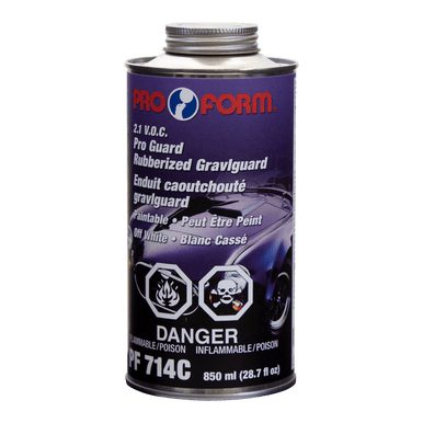PRF714C - 850ml Rubber Grvlguard OffWht