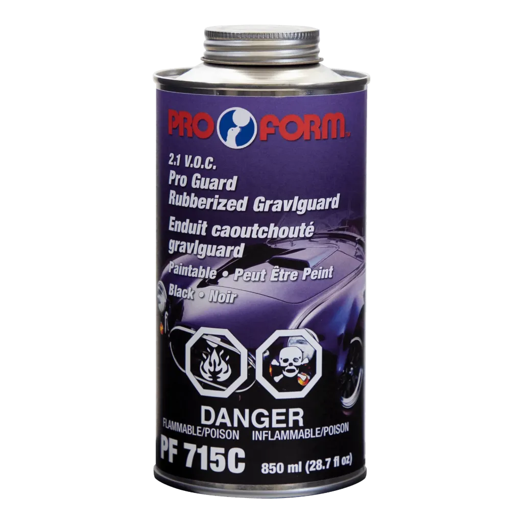 PRF715C - 850ml Rubber Gravlguard Black
